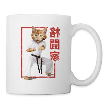Martial Arts Martial Arts Karate Judo Cat - Mug - white - Right