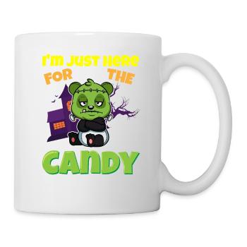 I'm Just Here For The Candy Scary Halloween Beast - Tasse - Weiß - Rechts