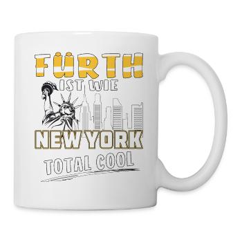 FÜRTH IST WIE NEW YORK - Tasse - Weiß - Rechts