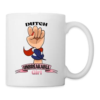 Dutch Girl Unbreakable I Dutch Heritage I - Tasse - Weiß - Rechts