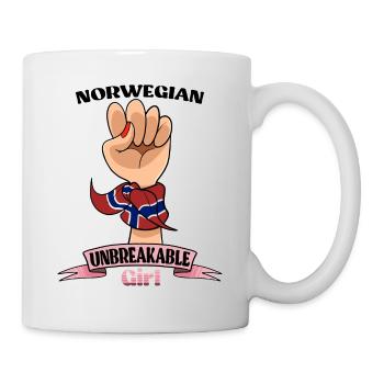 Norwegian Girl Unbreakable I Norwegian Heritage - Mug - white - Right