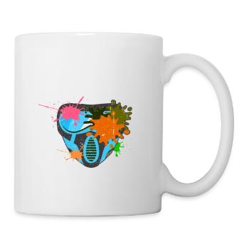 My Balls Look Good In Your Face Funny Paintball - Tasse - Weiß - Rechts