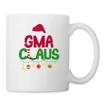 Santa Funny Grandma Noël Pyjama Noël PJ - Mug blanc - blanc - Droite