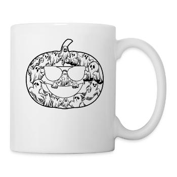 Halloween Pumpkin Halloween Pumpkin with Ghosts - Mug - white - Right