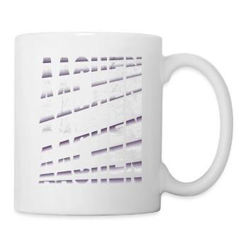 Aachen Germany City Font Skyline Home - Mug - white - Right