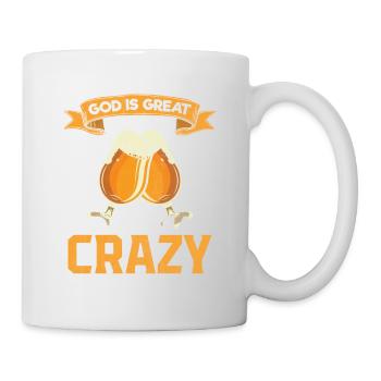 Drôle de bière Buveur de bière Buveur de bière Brasseur Motif - Mug blanc - blanc - Droite