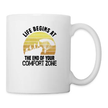 Parachutistes parachutistes parachutés - Mug blanc - blanc - Droite