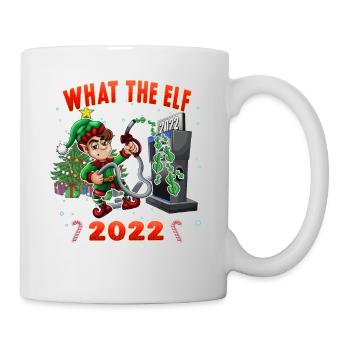 Drôle d’elfe Ce que l’elfe 2022 Noël - Mug blanc - blanc - Droite