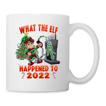 Drôle de Noël 2022 Elf - Ce qui s’est passé t - Mug blanc - blanc - Droite