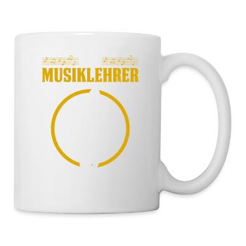 Die Musiklehrer Legende In Rente - Tasse - Weiß - Rechts
