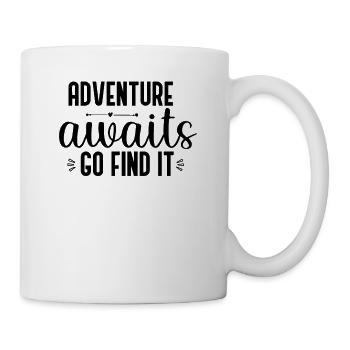 Vacances Amoureux de la Nature Camping Drôle de dicton - Mug blanc - blanc - Droite