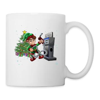 Biden Ce que l’elfe prix élevés de l’essence Noël Drôle - Mug blanc - blanc - Droite