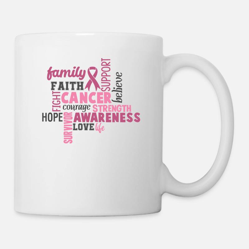 Breast Cancer Letters - Mug - white