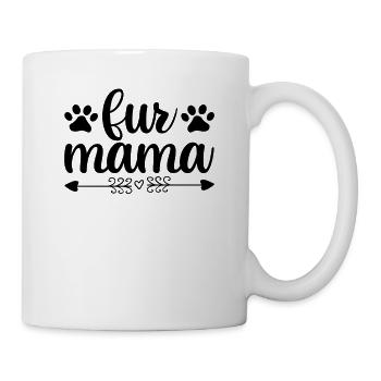 Fell-Mama - Tasse - Weiß - Rechts