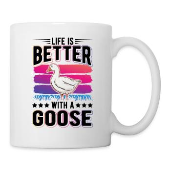Life is better with a Goose Goose Breeder Goose - Mug - white - Right