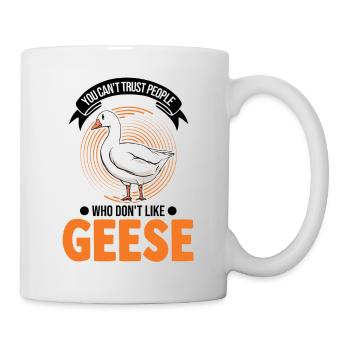 Oies Cadeau oie Amateurs Éleveurs d’oies Éleveurs d’oies - Mug blanc - blanc - Droite