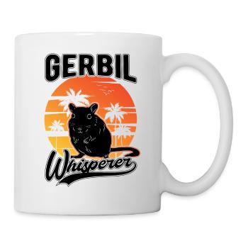 Gerbil Whisperer Racing Rat Gift Gerbil - Mug - white - Right