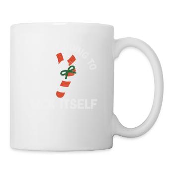 It won't lick itself Christmas - Mug - white - Right