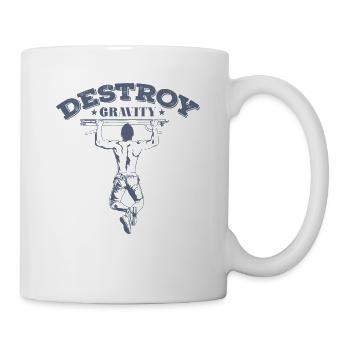 Détruire Gravity Calisthenics Fitness - Mug blanc - blanc - Droite
