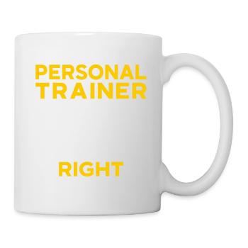 Fitness Workout Motivation Personal Trainer - Mug - white - Right