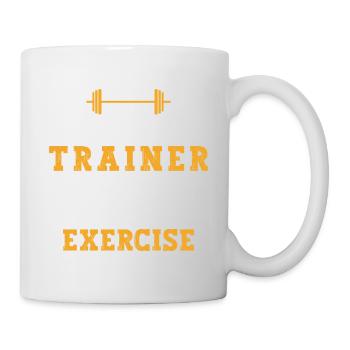 Fitness Workout Motivation Personal Trainer - Mug - white - Right