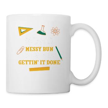 Momo Messy Bun Lesson Plans Funny Teacher Humor - Mug - white - Right