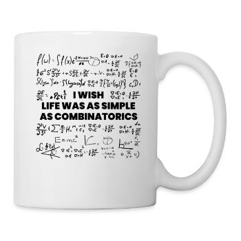 J’aimerais que la vie soit facile en tant que combinateur - Mug blanc - blanc - Droite