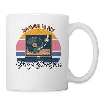 Disque vinyle LP Collector Cadeau - Mug blanc - blanc - Droite