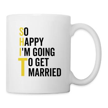 So Happy I'm Going To Get Married - Mug - white - Right