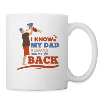Vater und Tochter - Tasse - Weiß - Rechts