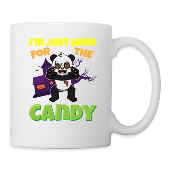 I'm Just Here For The Candy Scary Halloween Beast - Tasse - Weiß - Rechts
