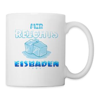 Ich gehe Eisbaden - Tasse - Weiß - Rechts