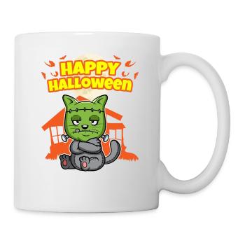 Happy Halloween Scary Funny Hallow's Eve Costume - Mug - white - Right