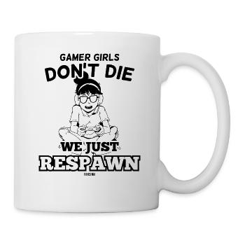 Gamer Girls Don't The We Just Respawn - Mug - white - Right