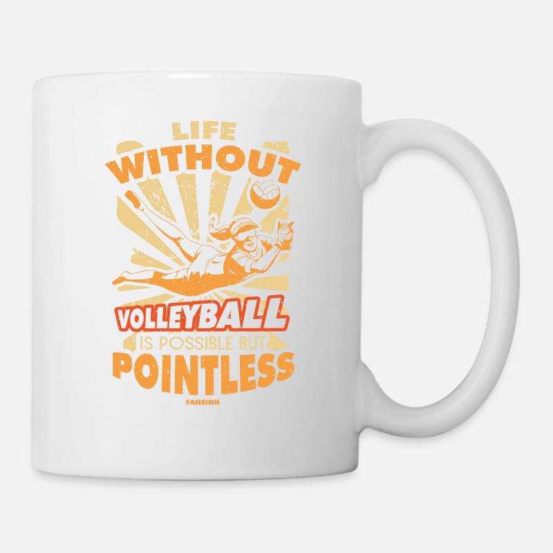 Volley-ball - Mug blanc - blanc