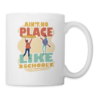 School learning children Enrolment - Mug - white - Right