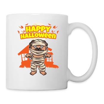 Happy Halloween Scary Funny Hallow's Eve Costume - Mug - white - Right