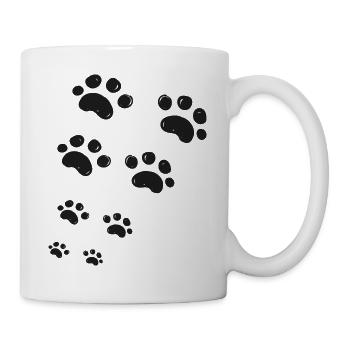 J aime mon chien - Mug blanc - blanc - Droite