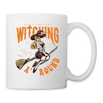 Mignonne sorcière d’Halloween - Mug blanc - blanc - Droite