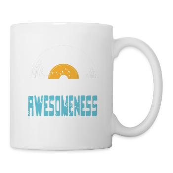 Vous regardez Awesomeness Cool Retro Funny DJ - Mug blanc - blanc - Droite