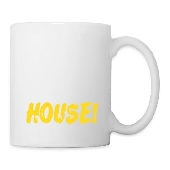 C’est ma maison! Cool Retro DJ Deejay Lover - Mug blanc - blanc - Droite
