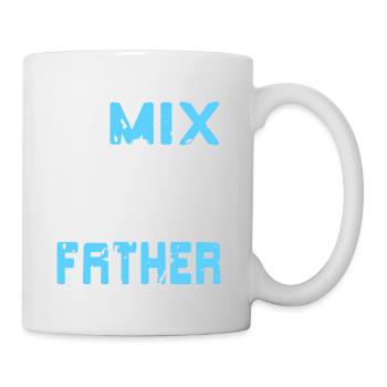Le MIX Père Cool Retro Funny Deejaying DJ - Mug blanc - blanc - Droite