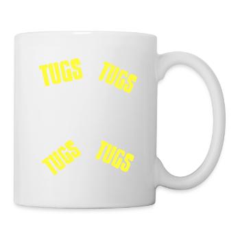 TUGS TUGS Cool Retro TECHNO DJ Lover Designs - Mug blanc - blanc - Droite
