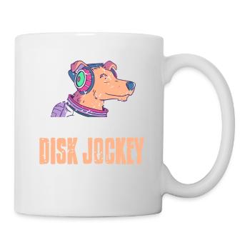 Je suis votre disk jockey jusqu’à ce que The Break Of Dawn Cool - Mug blanc - blanc - Droite