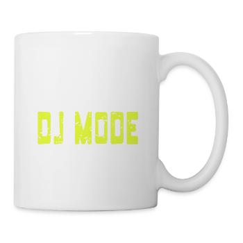 Cool Retro DJ Mode ON Awesome Deejaying T-Shirt - Mug - white - Right
