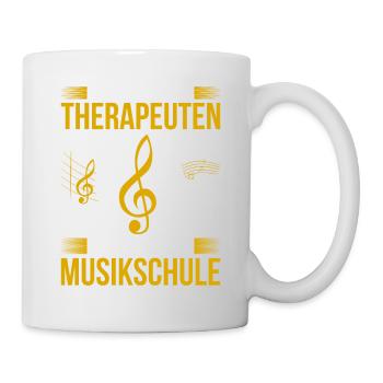 Andere Gehen Zum Therapeuten Ich Gehe In Die Musik - Tasse - Weiß - Rechts