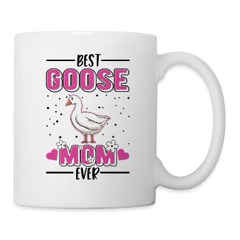 Best Goose Mom Ever Gänse Mama - Tasse - Weiß - Rechts