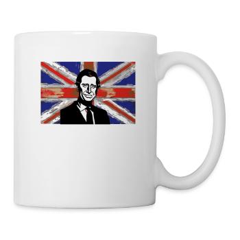 König der britischen Königsfamilie Karl III. Lang lebe es - Tasse - Weiß - Rechts