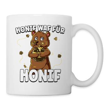 Bär Honig - Tasse - Weiß - Rechts