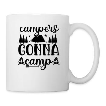 Hiking hikers camping funny saying - Mug - white - Right